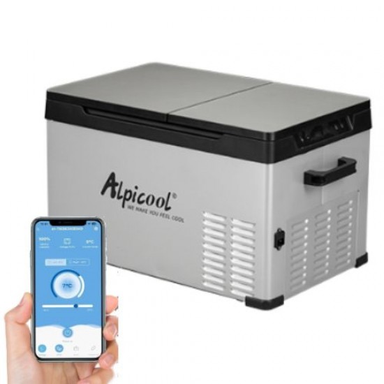 Компресорен хладилник Alpicool CD35 с две отделения 12/24/220V