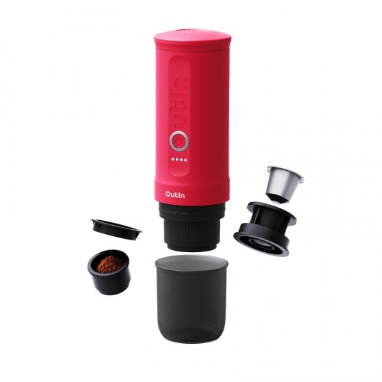Преносима еспресо машина Outin Nano Crimson red