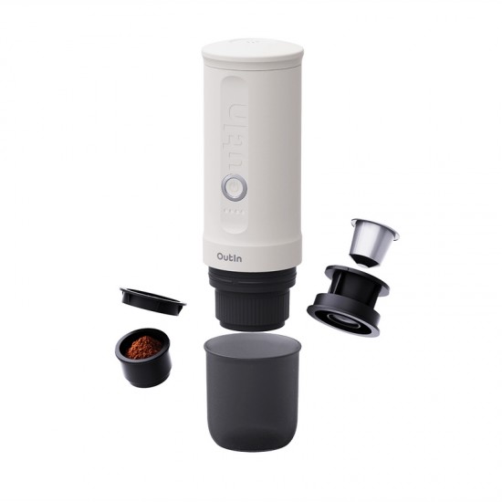 Преносима еспресо машина Outin Nano Pearl white